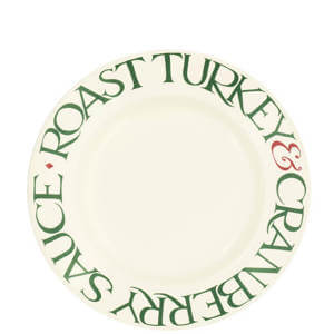 Emma Bridgewater Christmas Toast Roast Turkey 10.5 Inch Plate